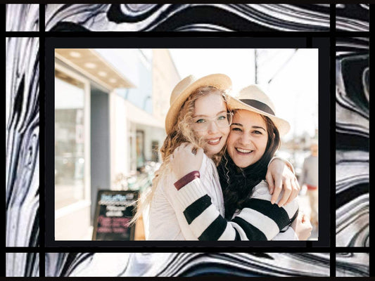 20x16" LANDSCAPE Stained Glass Photo Print